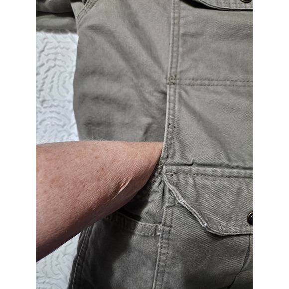 Berne Canvas Jacket Mens L Heavy Work Hunting All Weather Sage Preowned SALE!! - Picture 4 of 17